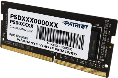 Память DDR4 8Gb 3200MHz Patriot PSD48G320081S Signature RTL PC4-25600 CL22 SO-DIMM 260-pin 1.2В single rank Ret