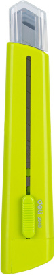 Нож канцелярский Deli E2040green Rio 100мм шир.лез.18мм фиксатор сталь зеленый блистер