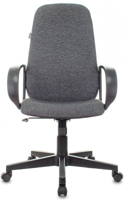 Кресло руководителя Бюрократ CH 279 серый 3C1 крестов. пластик черный