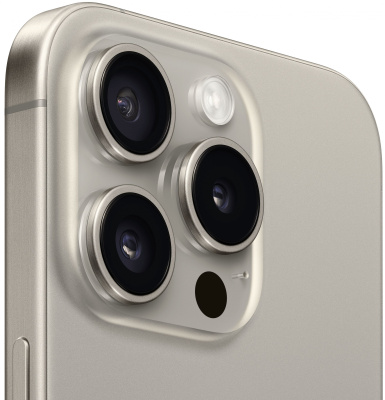Смартфон Apple A3101 iPhone 15 Pro 512Gb титан моноблок 3G 4G 1Sim 6.1" 1179x2556 iOS 17 48Mpix 802.11 a/b/g/n/ac/ax NFC GPS Protect