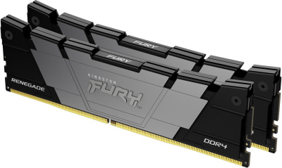 Память DDR4 2x32GB 3600MHz Kingston KF436C18RB2K2/64 Fury Renegade Black RTL Gaming PC4-28800 CL18 DIMM 288-pin 1.35В dual rank с радиатором Ret