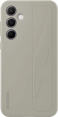 Чехол (клип-кейс) Samsung для Samsung Galaxy A55 Standing Grip Case A55 серый (EF-GA556TJEGRU)