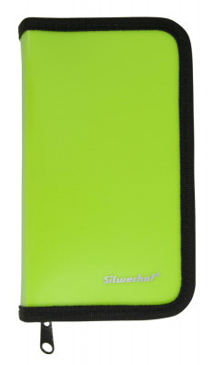 Пенал Silwerhof 850953 Neon салатовый/черный 1отд. 190х110х28 полипроп.