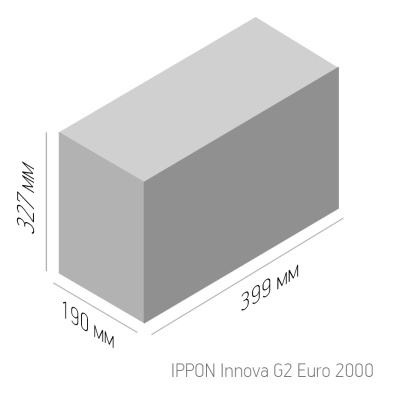 Источник бесперебойного питания Ippon Innova G2 Euro 2000 1800Вт 2000ВА черный