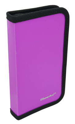 Пенал Silwerhof 850955 Neon розовый/черный 1отд. 190х110х28 пластик
