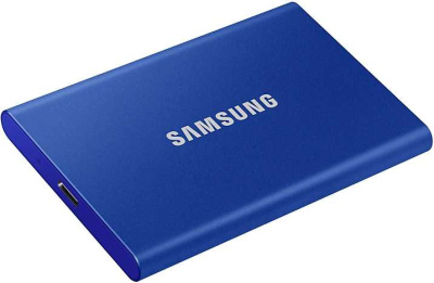 Накопитель SSD Samsung USB-C 1Tb MU-PC1T0H/WW T7 1.8" синий
