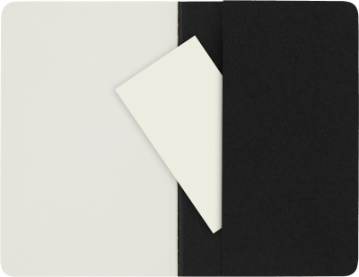Блокнот Moleskine CAHIER JOURNAL QP313 Pocket 90x140мм обложка картон 64стр. нелинованный черный (3шт)