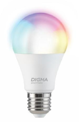 Умная лампа Digma DiLight A1 E27 11Вт 1150lm Wi-Fi (DLA1E27)