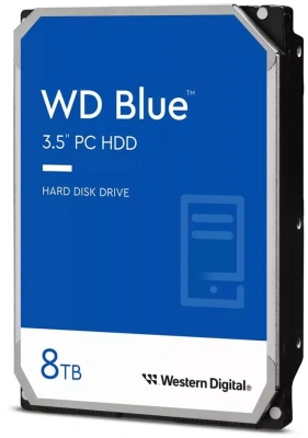 Жесткий диск WD SATA-III 8TB WD80EAAZ Desktop Blue (5640rpm) 128Mb 3.5"