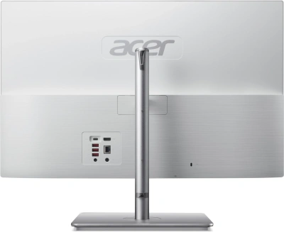 Моноблок Acer Aspire C27-195ES 27" Full HD Core Ultra 5 125U (1.3) 8Gb SSD512Gb Graphics CR Eshell GbitEth WiFi BT 65W клавиатура мышь Cam серебристый 1920x1080