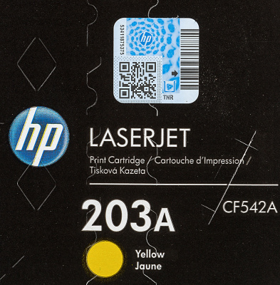 Картридж лазерный HP 203A CF542A желтый (1300стр.) для HP M254/280/281
