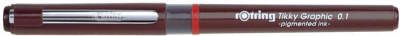 Ручка капилляр. Rotring Tikky Graphic (1904750) d=0.1мм черн. черн.