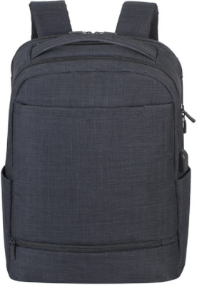 Рюкзак для ноутбука 17.3" Riva 8365 черный полиэстер (8365 BLACK)