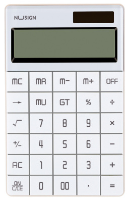 Калькулятор настольный Deli Nusign ENS041WHITE белый 12-разр.