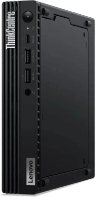 Неттоп Lenovo ThinkCentre Tiny M70q-4 slim i5 13400T (1.3) 8Gb SSD512Gb UHDG 730 Windows 11 Pro 64 GbitEth WiFi BT 90W kb мышь клавиатура черный (12E4SB6W00)