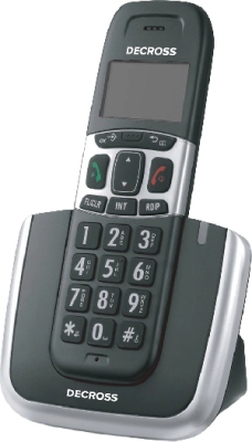 Р/Телефон Dect Decross DC1004 черный АОН