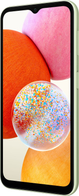Смартфон Samsung SM-A145F Galaxy A14 64Gb 4Gb светло-зеленый моноблок 3G 4G 2Sim 6.6" 1080x2408 Android 50Mpix 802.11 a/b/g/n/ac NFC GPS GSM900/1800 GSM1900 TouchSc FM A-GPS microSD max1024Gb