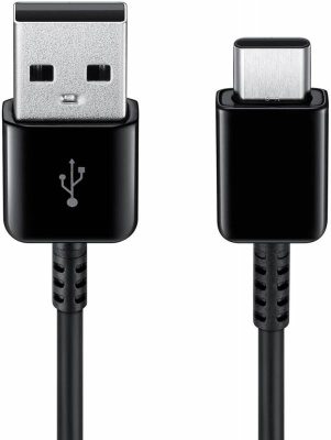 Кабель Samsung EP-DG930MBRGRU USB (m)-USB Type-C (m) 1.5м черный (упак.:2шт)