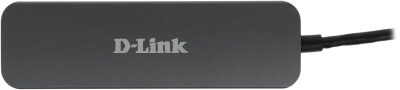 Разветвитель USB 3.0 D-Link DUB-2334 4порт. черный (DUB-2334/A1A)