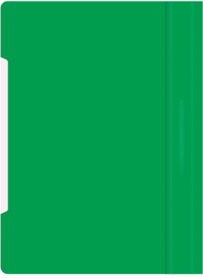 Папка-скоросшиватель Бюрократ -PS-K20GRN A4 прозрач.верх.лист карм.на лиц.стор. пластик зеленый 0.12/0.16