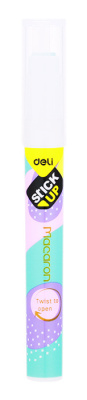 Клей-карандаш Deli EA23810 2.2гр/прозрачный дисплей картонный цветной Macaron