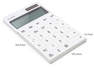 Калькулятор настольный Deli Nusign ENS041WHITE белый 12-разр.