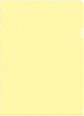 Папка-уголок Бюрократ Pastel -EPAST/YEL A4 пластик 0.18мм желтый