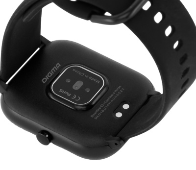 Смарт-часы Digma Smartline E3 1.4" TFT корп.черный рем.черный (E3B)