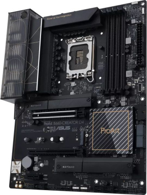 Материнская плата Asus PROART B660-CREATOR D4 Soc-1700 Intel B660 4xDDR4 ATX AC`97 8ch(7.1) 1 x 2.5Gigabit + Gigabit Ethernet RAID+HDMI+DP