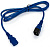 Шнур питания Lanmaster LAN-PP13/14-1.0-BL C13-С14 проводник.:3x0.75мм2 1м 220В 10А (упак.:1шт) синий