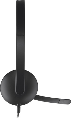 Наушники с микрофоном Logitech H340 черный 1.8м накладные USB оголовье (981-000475)