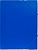 Папка на резинке Бюрократ -PRA3BLUЕ A3 пластик 0.7мм синий вмест.:400лист.