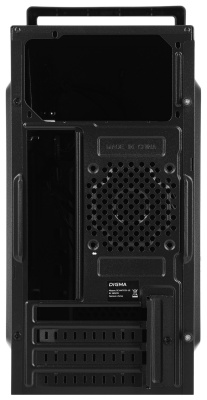 Корпус Digma DC-MATX101-U2 черный без БП mATX 1x80mm 2x120mm 2xUSB2.0 audio