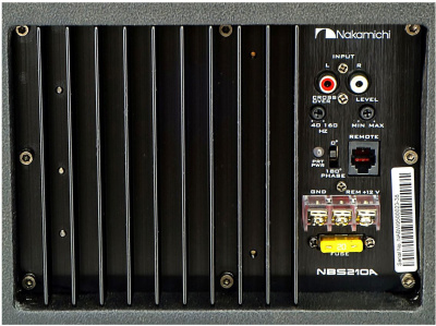 Сабвуфер автомобильный Nakamichi NAK-NBS210A 100Вт активный (25см/10")