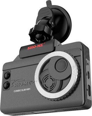 Видеорегистратор с радар-детектором Sho-Me Combo Slim WiFi GPS ГЛОНАСС