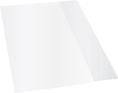 Обложка Silwerhof 382166S (набор 15шт) для старших классов ПП 80мкм гладкая прозр. 4шт 226х360/4шт 226х490/7шт 210х345