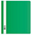 Папка-скоросшиватель Бюрократ Люкс -PSL20A5GRN A5 прозрач.верх.лист пластик зеленый 0.14/0.18