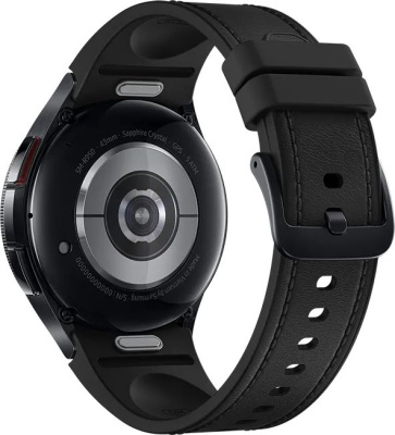 Смарт-часы Samsung Galaxy Watch 6 Classic 43мм 1.3" AMOLED корп.черный рем.черный (SM-R950NZKACIS)