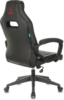 Кресло игровое Zombie Z3 черный эко.кожа крестов. пластик