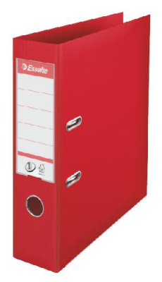 Папка-регистратор Esselte №1 Power 811330P A4 75мм пластик красный вместимость 500 листов