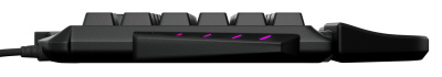 Игровой блок Оклик 703GK черный USB for gamer LED (подставка для запястий) (1533151)