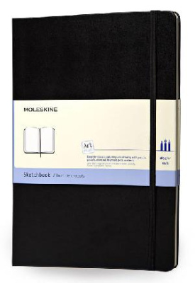 Блокнот для рисования Moleskine ART SKETCHBOOK ARTQP063 Large 130х210мм 104стр. твердая обложка черный