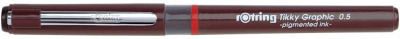 Ручка капилляр. Rotring Tikky Graphic (1904756) d=0.5мм черн. черн.