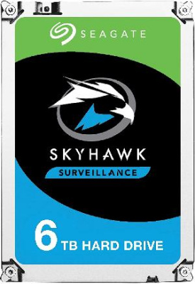 Жесткий диск Seagate SATA-III 6Tb ST6000VX001 Surveillance Skyhawk (5400rpm) 256Mb 3.5"