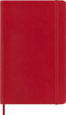 Блокнот Moleskine CLASSIC SOFT QP619F2 Large 130х210мм 192стр. пунктир мягкая обложка красный