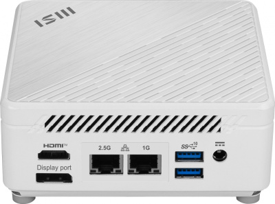 Неттоп MSI Cubi 5 12M-096RU i5 1235U (1.3) 16Gb SSD512Gb Iris Xe Windows 11 Professional 2xGbitEth WiFi BT 65W белый (9S6-B0A812-096)