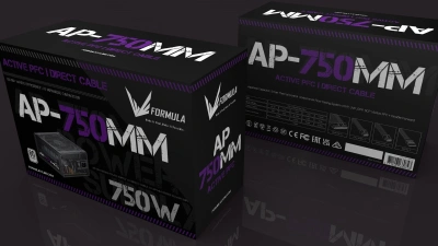Блок питания Formula ATX 750W AP-750ММ 80 PLUS WHITE (20+4pin) APFC 120mm fan 6xSATA RTL
