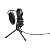 Микрофон проводной Hama Stream 2м черный