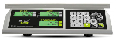Весы торговые Mertech M-ER 326AC-32.5 LCD серый (3041)