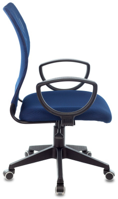 Кресло Бюрократ CH-599AXSN темно-синий TW-05N сиденье темно-синий TW-10N крестов. пластик